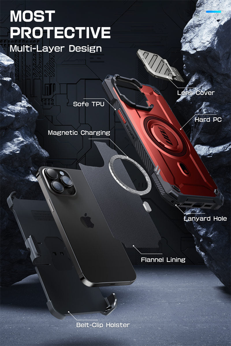 Full Body Rugged Case with Camera Cover & Built-in Kickstand For iPhone Pro Max - Premium Mobile Phone Cases from SUPCASE - Just $49! Shop now at Dressmycell.com Full Body Rugged Case with Camera Cover & Built-in Kickstand For iPhone Pro Max - Premium Mobile Phone Cases from SUPCASE - Just $49! Shop now at Dressmycell.com